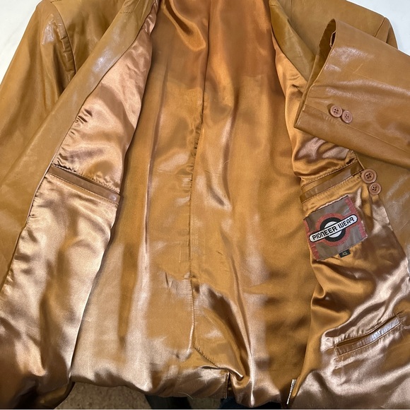 Pioneer Wear Vintage Leather Western Blazer Jacket Coat 42 - Picture 10 of 15